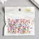 Beads for creativity plastic "English letters on a cube" Color set 20 g 0.5x0.5x0.5 cm