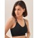 Female top on thin adjustable straps Mirey Top Sport Spalla Stretta, size 44-46, black color
