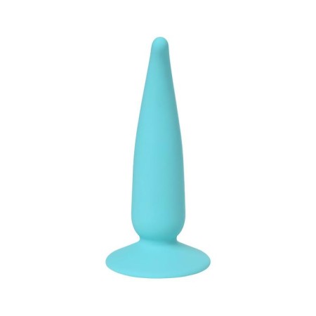 Anal plug sappy, silicone, mint color, 12.5 cm, d = 2.7 cm-2