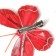 A butterfly for decor and floristry, on a clothespin, plastic, mix, 1 pc., 7.5 x 5 x 1 cm