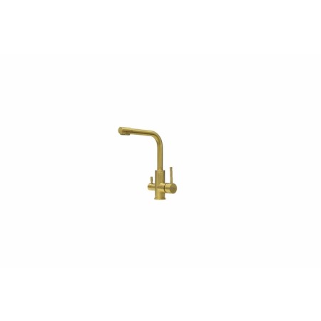 LMARK LM5061G kitchen mixer, single -leaf, output for drinking, gold-1