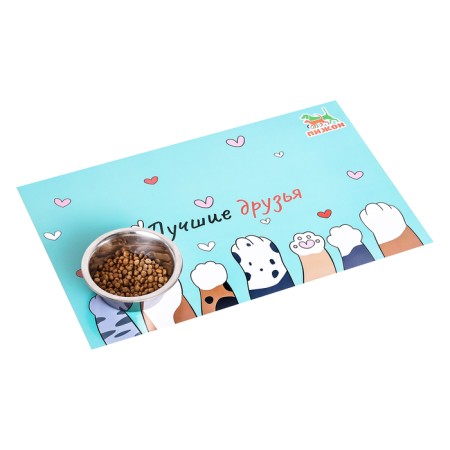 Rug for a bowl "Pigzon" 43 x 28 cm "Best Friends"-1