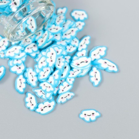 Decor for creativity Plastic "Fun Cloud" set 8 grams 5x2x2 cm-2