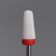 Ceramic milling cutter for the “cone” manicure, small cut, 6 × 13 mm, in a plastic case, white color