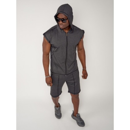 Sports suit men's, size 46-48, dark gray color-7