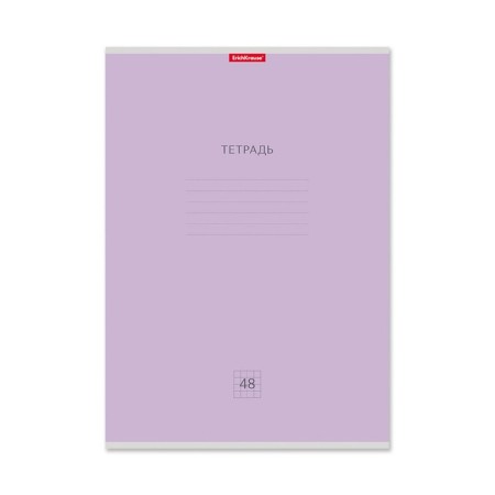 A4 notebook, 48 sheets in the cage on the Erichkrause "Classic", cover coated cardboard, offset unit, whiteness 100%, mix-3
