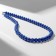 Beads "Classic" mood, ball No. 8, color bright blue, l = 40 cm