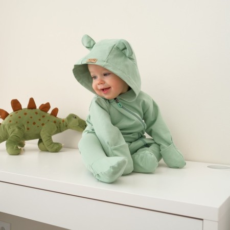 Combineson children's minku, green color, height 68-74 cm-1