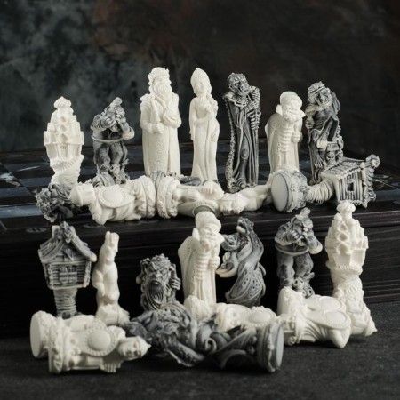 Chess "Russian Tales" 32pcs/11cm, included figures and board-12