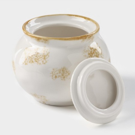 Sugar of the porcelain shade Organic Gold, 420 ml, white color-2
