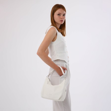 Women's bag with lightning, white color-8