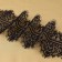 Lace cilia, 105 mm × 9 ± 0.5 m, in Bobin 3 pcs 3 m, black color