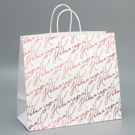 Package Gift Craft You, 32 x 28 x 15 cm, New Year-3