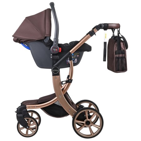 Auto-lover for a stroller Farfello Aimile KS-2150/A, group 0+ (0-13 kg), chocolate color-5