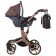 Auto-lover for a stroller Farfello Aimile KS-2150/A, group 0+ (0-13 kg), chocolate color