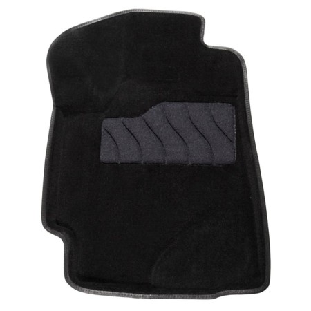 Pile rug for Toyota Highlander II, 2007-2014, black-1
