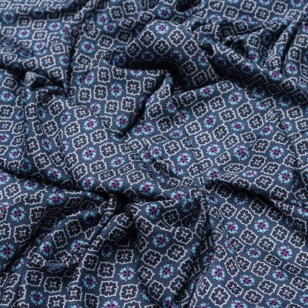 Payer satin fabric, width 150 cm, lilac-gray color
