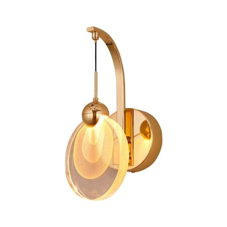 Bra Gerhort G61364/1WGD CL+WT, 1XLED, 30x16x15 cm, gold color