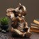 Pigger "Elephant Sitting" Bronze, 40x23x29cm