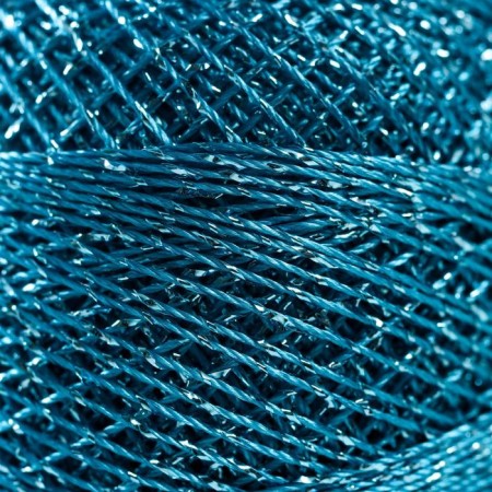 Yarn "Camelia" 70% polyester, 30% lurers 190m/20g (423 turquoise)-2