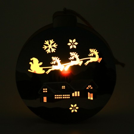 New Year! Decor with backlight "Waiting for a miracle", 12 × 11 × 2.5 cm-4