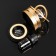 The accessory on the panel, gravitational rings, rotates from the sun, galaxy, gold