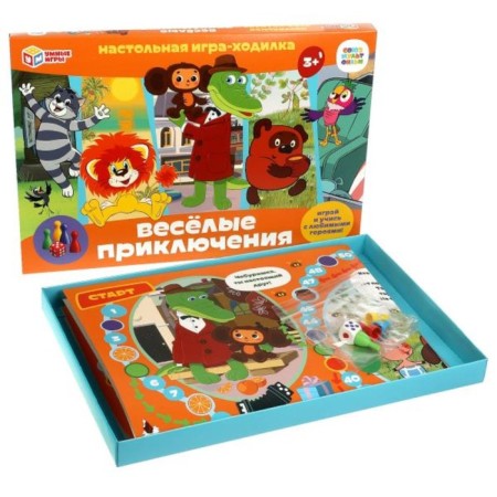 Board game "Fun adventures. Soyuzmultfilm ", 3+-1