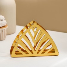 Mercy napkin, 13 × 9 × 3 cm, gold color