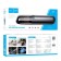 Portable car vacuum cleaner Hoco ZP1, 4000 mAh, 55 watts, 120 ml, black - gray
