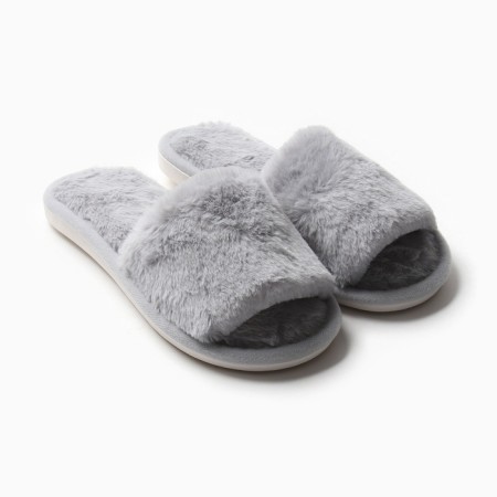 Women's slippers 36-37, gray color-12