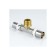 Aquasfera-Press tee 8012-02, 20 mm x 1/2 "x 20 mm, external threads, brass
