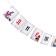 Paper garland with a ribbon "Happy Birthday" miracles