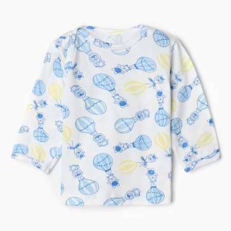 Kit (blouse/pants) "balloon", blue color, height 62 cm-1