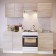 Cabinet with shelves, 800 × 300 × 600 mm, white/oral color Sonoma