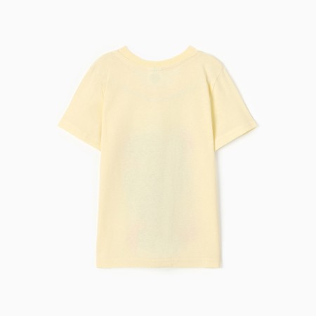 T -shirt for a boy, lemon color, height 122-3