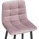 Baric stool for metal/velor, black/pink 43x42x93 cm