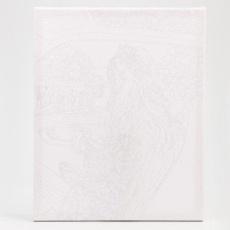 Picture on numbers on a canvas with a subframe "Autumn", 40 x 50 cm-4
