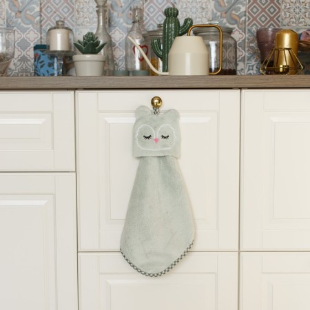 The kitchen towel is the "owl", rr. 30x30 cm, microfiber-1