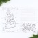 New Year. Block-painting with the tasks "Santa Claus" A4, 8 liters