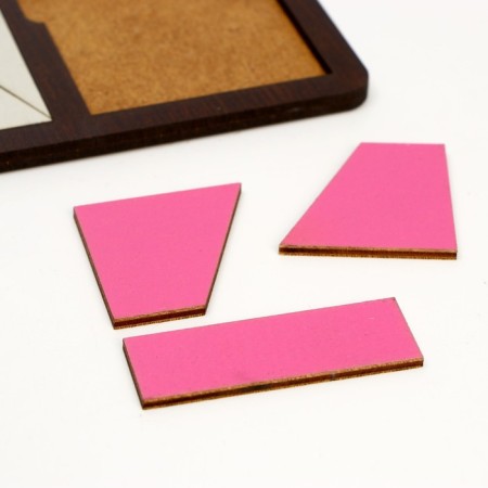 Developing board "Fold the square" 1 level of complexity-2