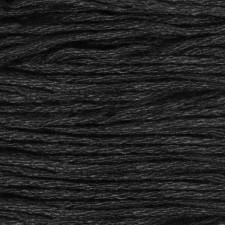 Muline threads, cotton, 8 ± 1 m, black color No. 310