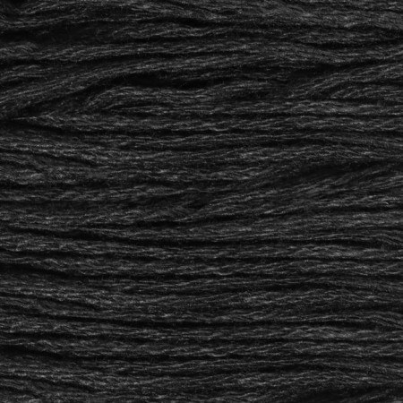 Muline threads, cotton, 8 ± 1 m, black color No. 310