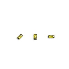 Crystals for volumetric inlay TNL Baget, No. 5, Green, 10 pcs