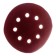 Circle of abrasive grinding bison 35350-125-240, perforated, P240, 125 mm, 5 pcs.