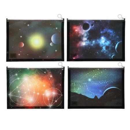 Lightning folder A4 format, 180MKR, with a drawing "Cosmos", mix
