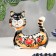 Souvenir "Cat Krendel", gzhel color