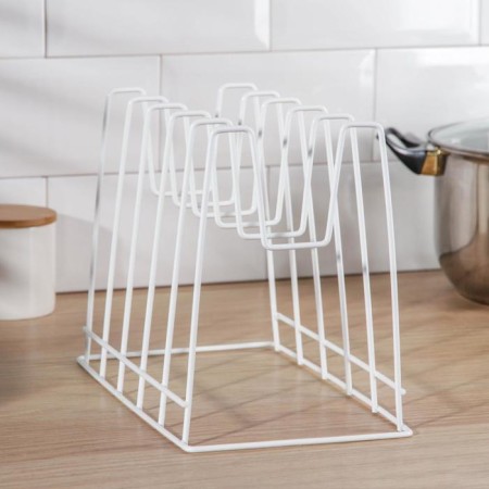 Table of cover, 5 items, 29 × 16 × 21.5 cm, white color