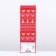 Package for a bottle Gift "New Year's Patterns", 12 x 36 x 8.5cm
