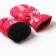 Mittens of winter children's minku, raspberry color, 18cm