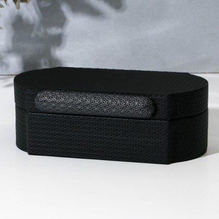 Black Pattern jewelry box for jewelry, set of 2 pcs.-8